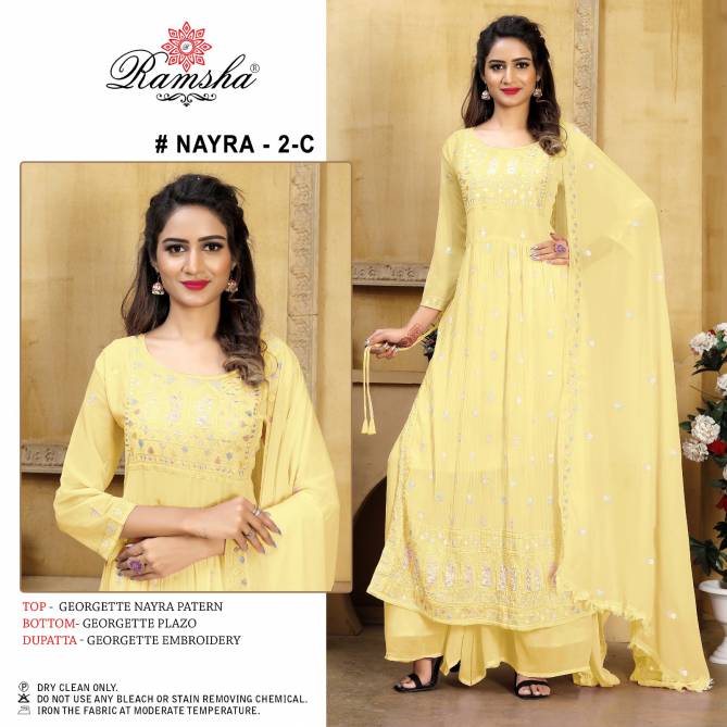 Nayra 2 By Ramsha 2-A to 2-D Pakistani Suit Catalog